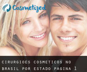 cirurgiões cosméticos no Brasil por Estado - página 1